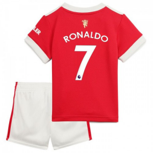 Nogometni Dres Manchester United Cristiano Ronaldo 7 Dječji Domaći 2021 2022（+ kratke hlače）