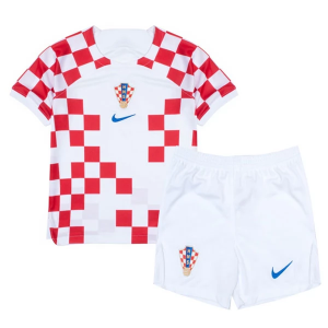Nogometni Dres Hrvatska Dječji Domaći 2022 2023（+ kratke hlače）