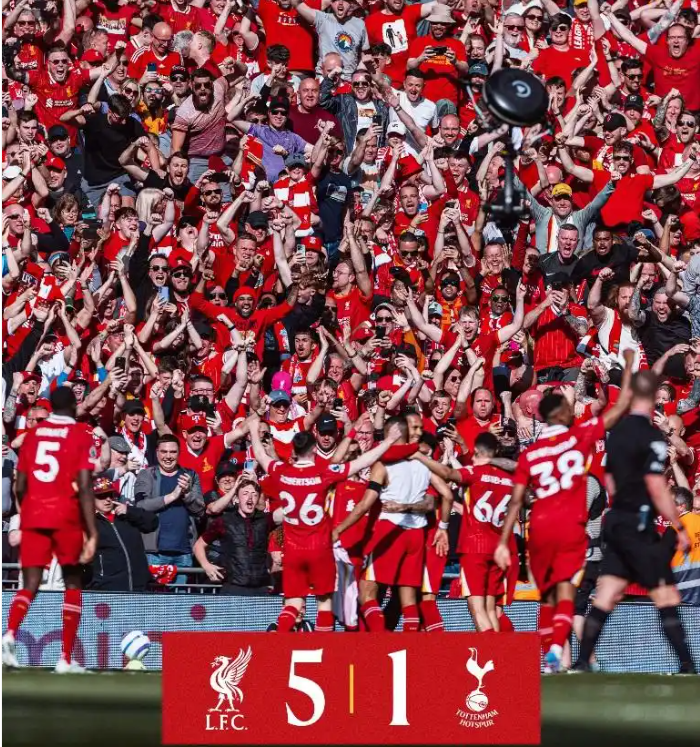 Liverpool je pobijedio Tottenham i osigurao naslov prvaka za sezonu 2024-2025